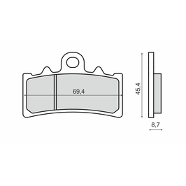 PASTILLAS DE FRENO EBC FA606      BMW/VOGE/KTM