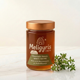 450 g Thymianhonig (weißer Thymian) – Meligyris Kreta