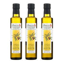 BIOLEA Bio Olivenöl Extra Nativ – Kolymbari Kreta | Steingemahlen & Kaltgepresst | 3x250ml Flaschen im Sparpaket