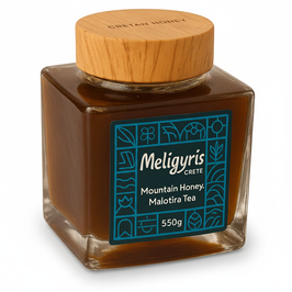 Meligyris–Kreta, Griechischer Berghonig von Malotira-Bergtee-Blüten 550g