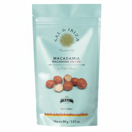 Macadamia Nüsse mit Chili Macadamia on fire Sal de Ibiza 80g, Spanien