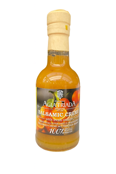 Agia Triada Kreta – Balsamico Creme mit frischen Orangen 200 ml Flasche | Traditioneller Genuss