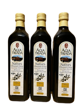 Sparpaket 3x750ml Extra Natives Olivenöl Agia Triada-Kreta
