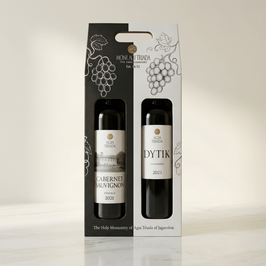 2×750 ml Geschenkbox – Agia Triada (Kreta) | Cabernet Sauvignon 2021 & DyTikó Romeiko 2023
