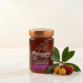 450 g Griechischer Waldhonig (Erdbeerbaum) – Meligyris Kreta