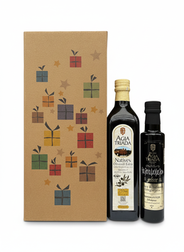 Griechisches Olivenöl & Balsamico Set Agia Triada Kreta | Natives Olivenöl Extra 0,75L