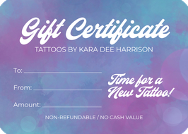 Gift Card with Bonuses!