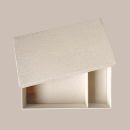 BOX WITH LOOSE LID 'SHOE BOX' & COMPARTMENT