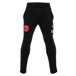 MACRON Dahlia Sweatpants schwarz mit HSV-Handball-Logo und Initialen
