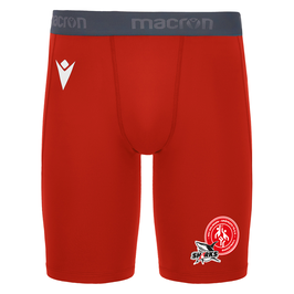 MACRON Oak Shorts (Technical Underwear) rot mit HSV-Solingen-Basketball-Logo