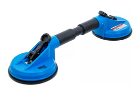 Gummi-Doppelsauger, ABS, mit flexiblen Köpfen, Ø 120 mm, 390 mm