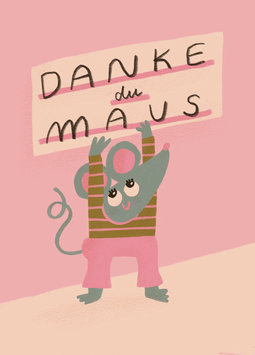 Karte Slinga Danke Maus