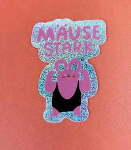 Sticker Slinga Mäusestark