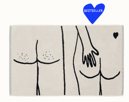 Badematte Naked Couple
