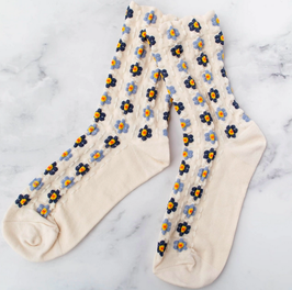 Socken Retro Flowerpower