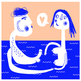 Knallbraun Underwater Love