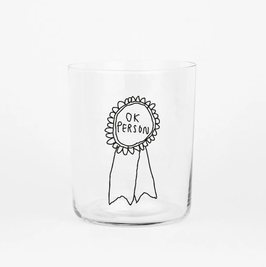 Glas (large) OK Person