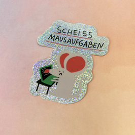 Sticker Slinga Mausaufgaben