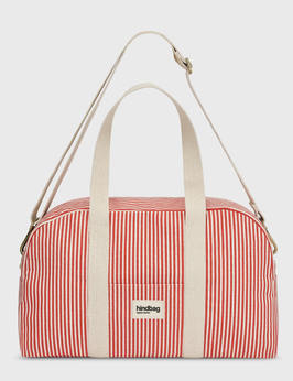 Bowlingtasche rot gestreift
