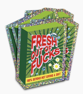 Sticker Fresh out of fucks