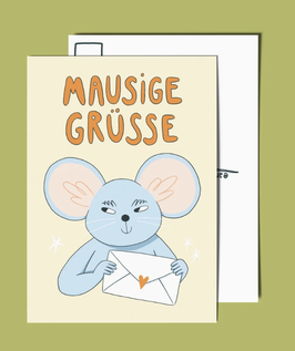 Karte Annika Mausige Grüße