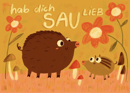 Karte Slinga Hab Dich saulieb