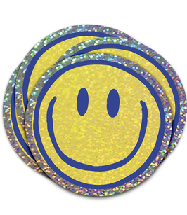 Glitzer Smiley