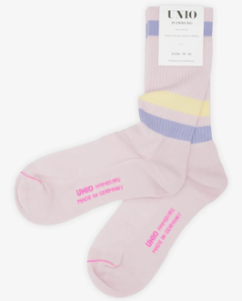 Unio HH Socken New Tennis Sorbet rose-lavender-yellow