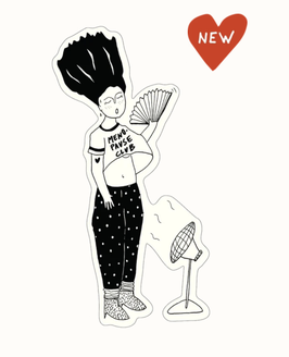 Helen B Sticker Menopause Club