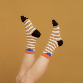 Nice Socks Stripes - beige