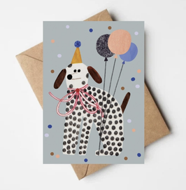 Karte Party Dog