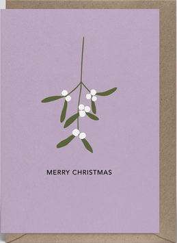 Klappkarte Mistletoe