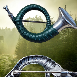 Jgd.Horn grün SILBER 7102 029
