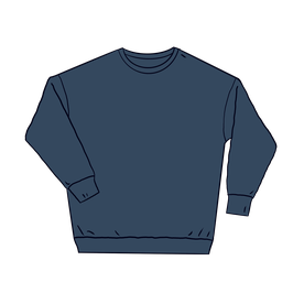 Männer Sweatpullover Dark Denim