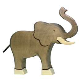 Holztier Elefant gross