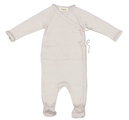 Baby Wollstrampler mit Fuss Pepple