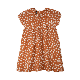 Baby & Kind Musselinkleid Beige Flowers