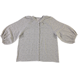 Frauen Musselinbluse Gase Fleurs