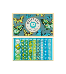 Grosse Murmelbox Schmetterling Blau