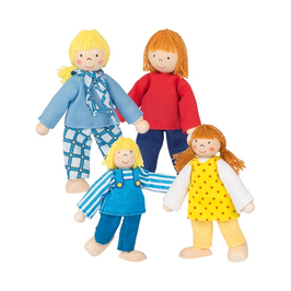 Puppenhaus Biegepuppen Junge Familie