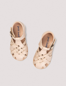 Baby Vegane Sandalen Cream
