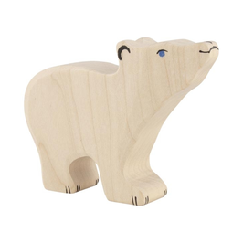 Holztier Eisbär klein