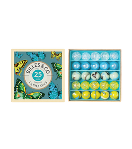 Kleine Murmelbox Schmetterling Blau