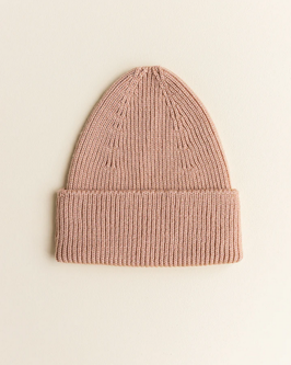 Frauen Merino Wollbeanie Rose