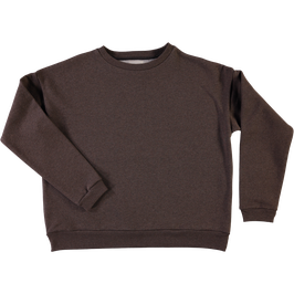 Frauen Sweatpullover Marron Chiné