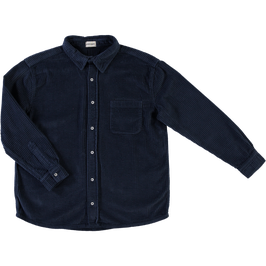 Männer Cordhemd Midnight Navy