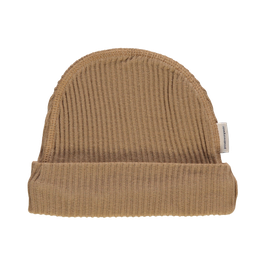 Baby Baumwollripp Beanie Dijon