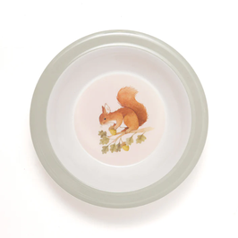 Melamin Babyschüssel Eichhörnchen Mintgrün