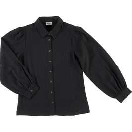 Frauen Musselinbluse Pirate Black