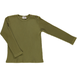 Kinder Rippshirt Green Moss